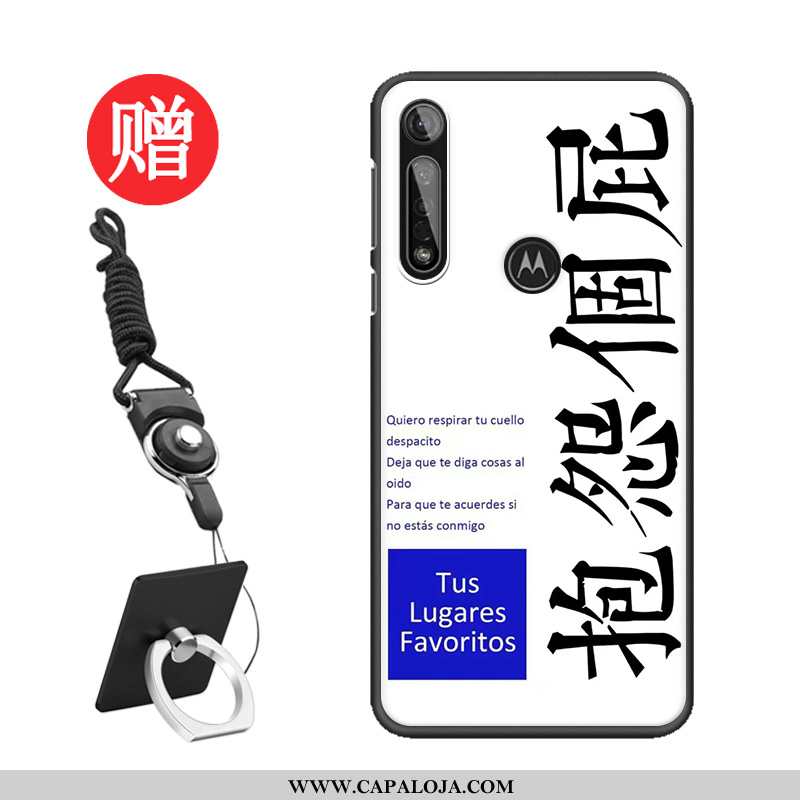 Capas Moto G8 Plus Protetoras Aço Masculino Feminino Azul, Capa Moto G8 Plus Tendencia Barato