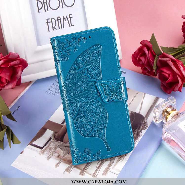 Capas Moto G8 Power Lite Carteira Telemóvel Cases Azul, Capa Moto G8 Power Lite Couro Online
