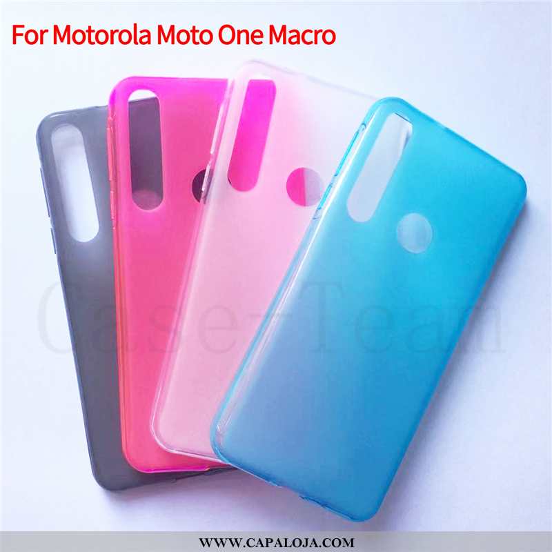 Capas Motorola One Macro Protetoras Cases Tecido Azul, Capa Motorola One Macro Telemóvel Comprar
