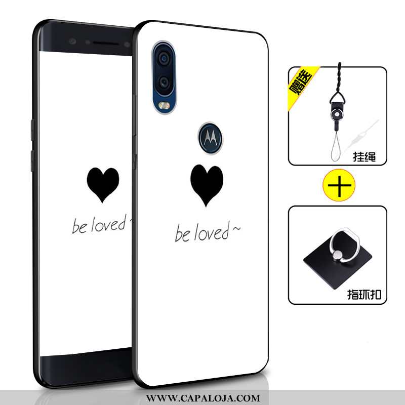 Capas Motorola One Vision Soft Azul Completa Telemóvel, Capa Motorola One Vision Protetoras Comprar