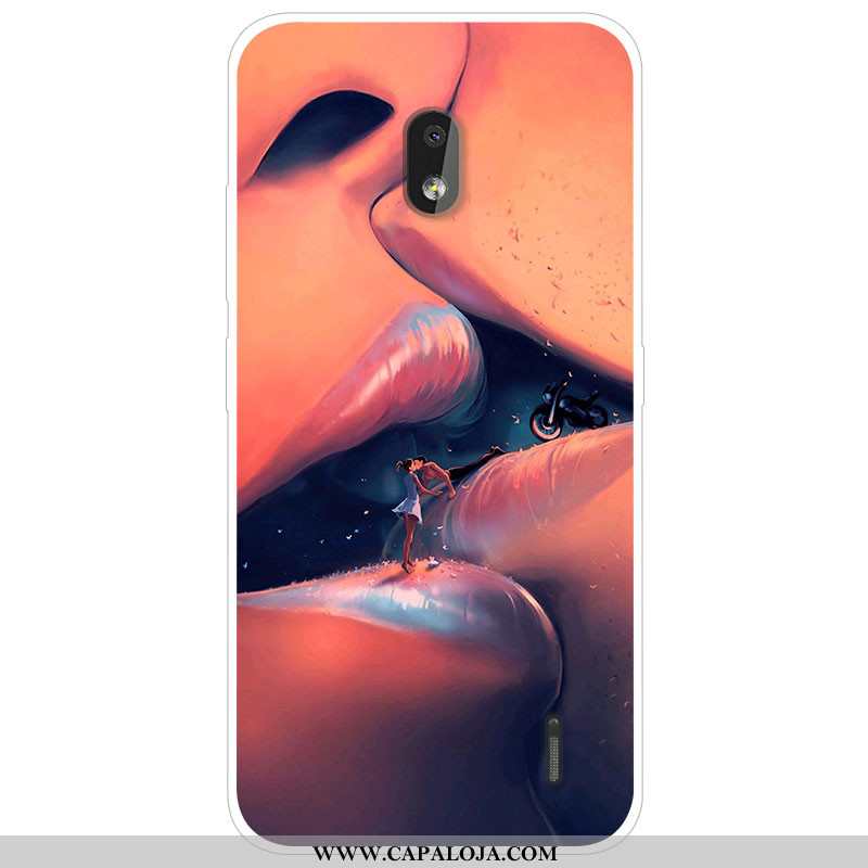 Capas Nokia 2.2 Desenho Animado Telemóvel Masculino Cinza, Capa Nokia 2.2 Tendencia Baratos