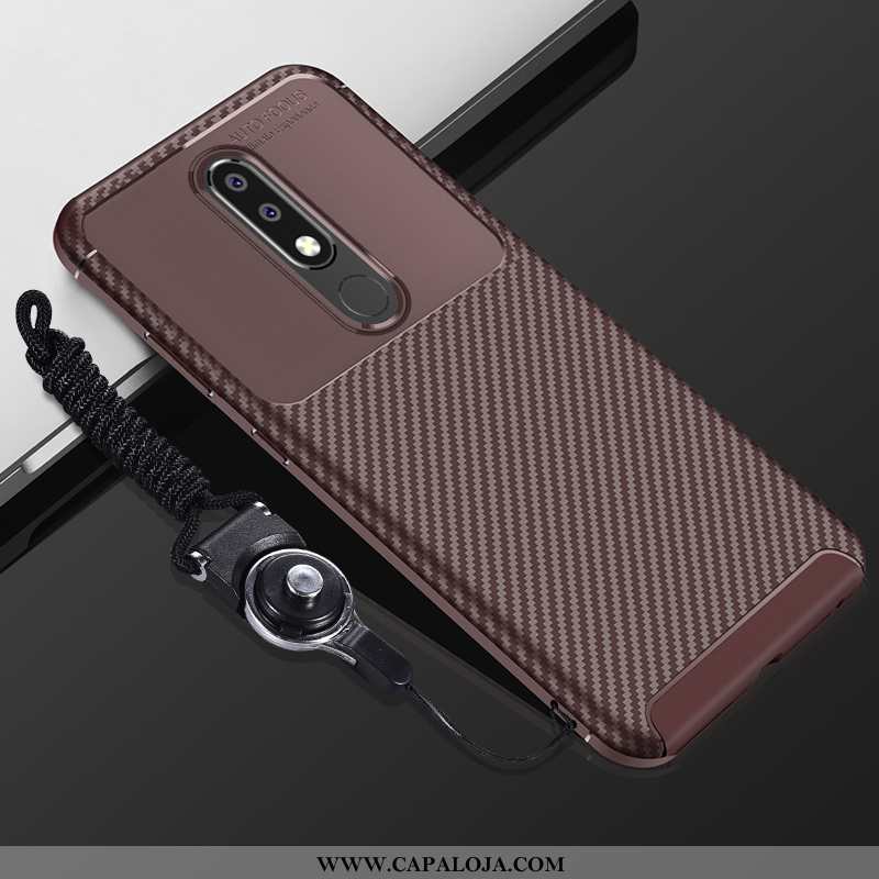 Capas Nokia 5.1 Plus Silicone Completa Antiqueda Castanho, Capa Nokia 5.1 Plus Soft Comprar