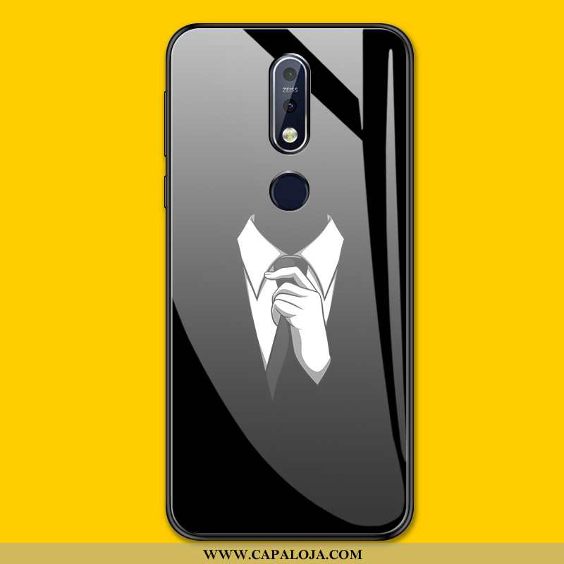 Capas Nokia 7.1 Tendencia Antiqueda Telemóvel Personalizado Amarelo, Capa Nokia 7.1 Protetoras Promo