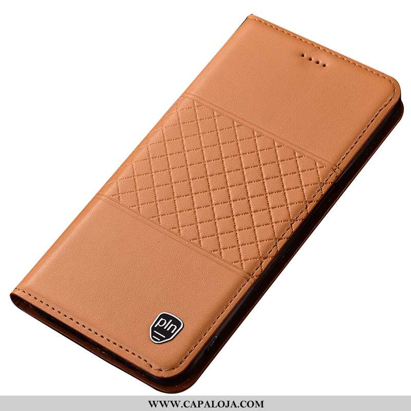 Capas Nokia 7 Plus Couro Cases Completa Telemóvel Caqui, Capa Nokia 7 Plus Protetoras Venda