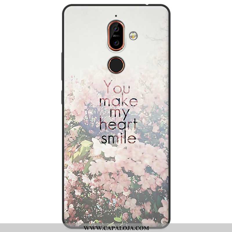 Capas Nokia 7 Plus Silicone Cases Telemóvel Colorido, Capa Nokia 7 Plus Desenho Animado Venda