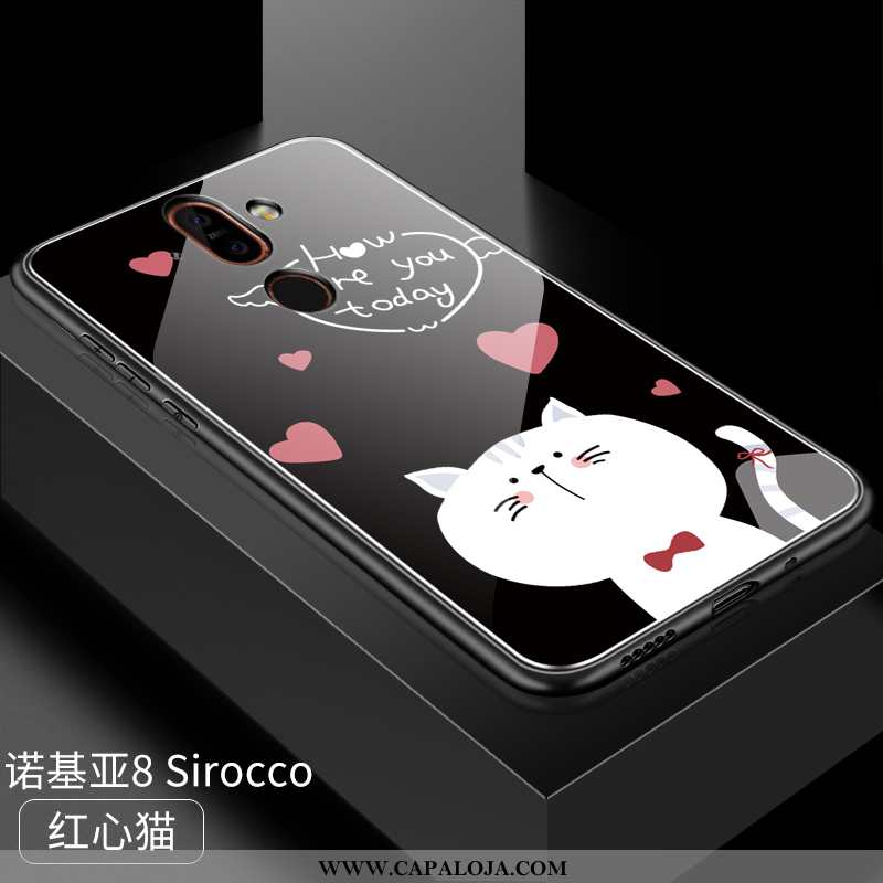Capas Nokia 8 Sirocco Desenho Animado Resistente Cases Vermelha Vermelho, Capa Nokia 8 Sirocco Fofas