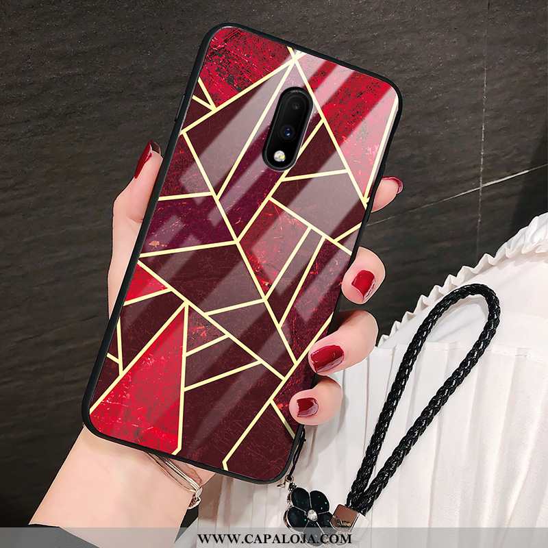 Capas Oneplus 7 Criativas Moda Malha Verde, Capa Oneplus 7 Slim Barato