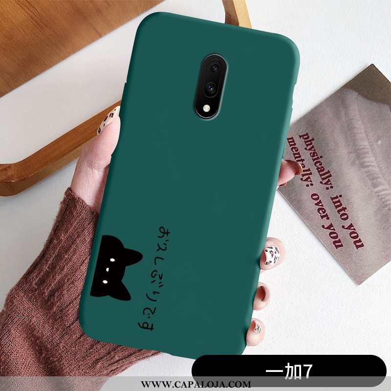 Capas Oneplus 7 Fosco Feminino Claro Novas Verde, Capa Oneplus 7 Criativas Comprar