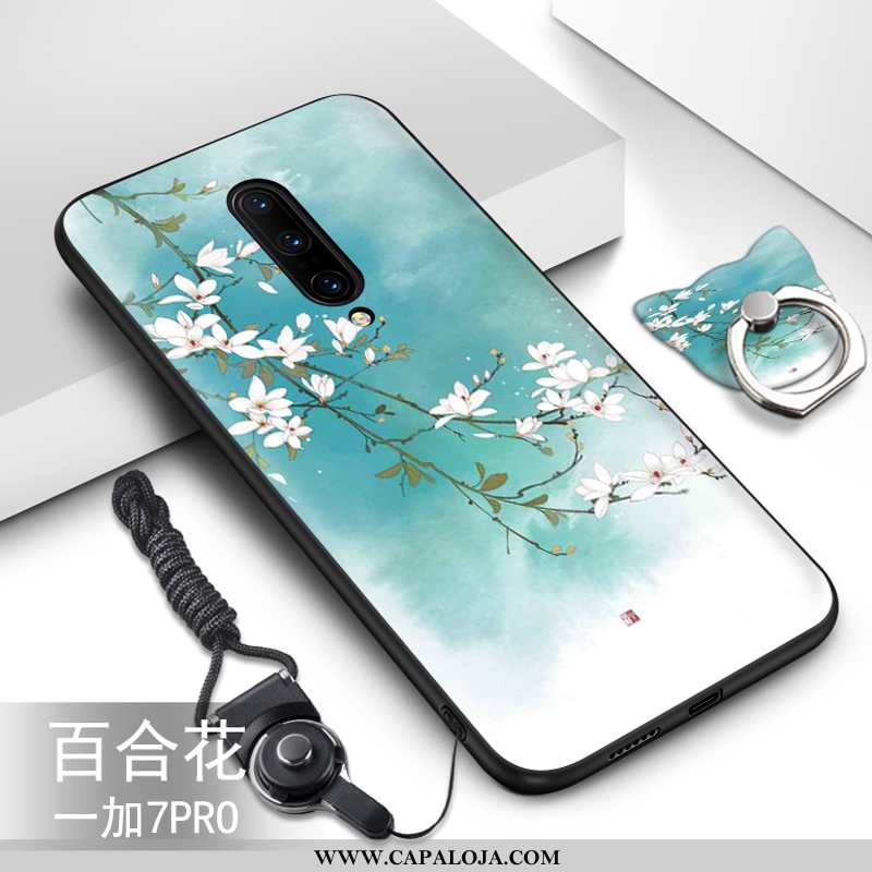 Capas Oneplus 7 Pro Criativas Cases Telemóvel Silicone Branco, Capa Oneplus 7 Pro Protetoras Promoçã