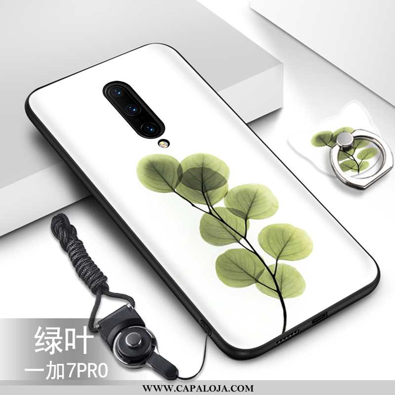 Capas Oneplus 7 Pro Criativas Cases Telemóvel Silicone Branco, Capa Oneplus 7 Pro Protetoras Promoçã