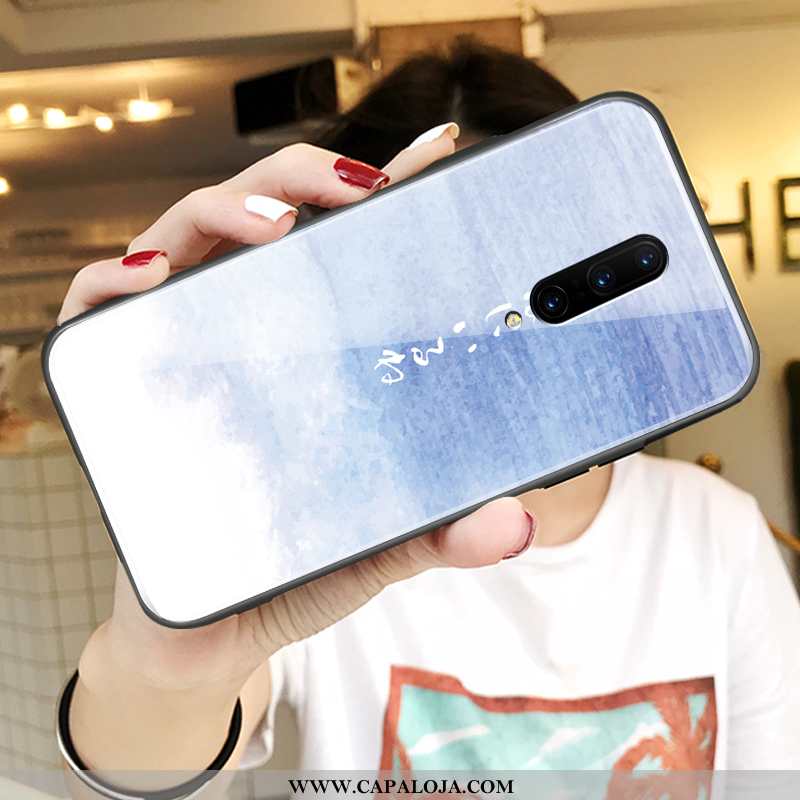 Capas Oneplus 7 Pro Tendencia Criativas Vermelha Masculino Azul, Capa Oneplus 7 Pro Soft Baratas