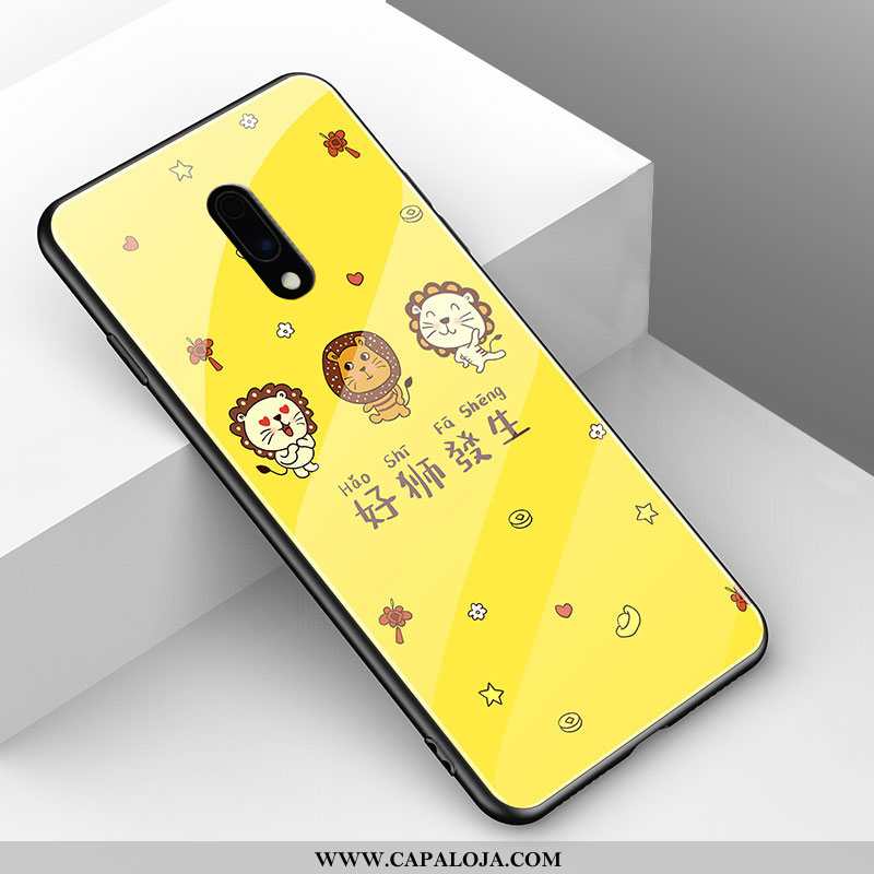 Capas Oneplus 7 Vidro Malha Feminino Casal Vermelho, Capa Oneplus 7 Estilosas Venda