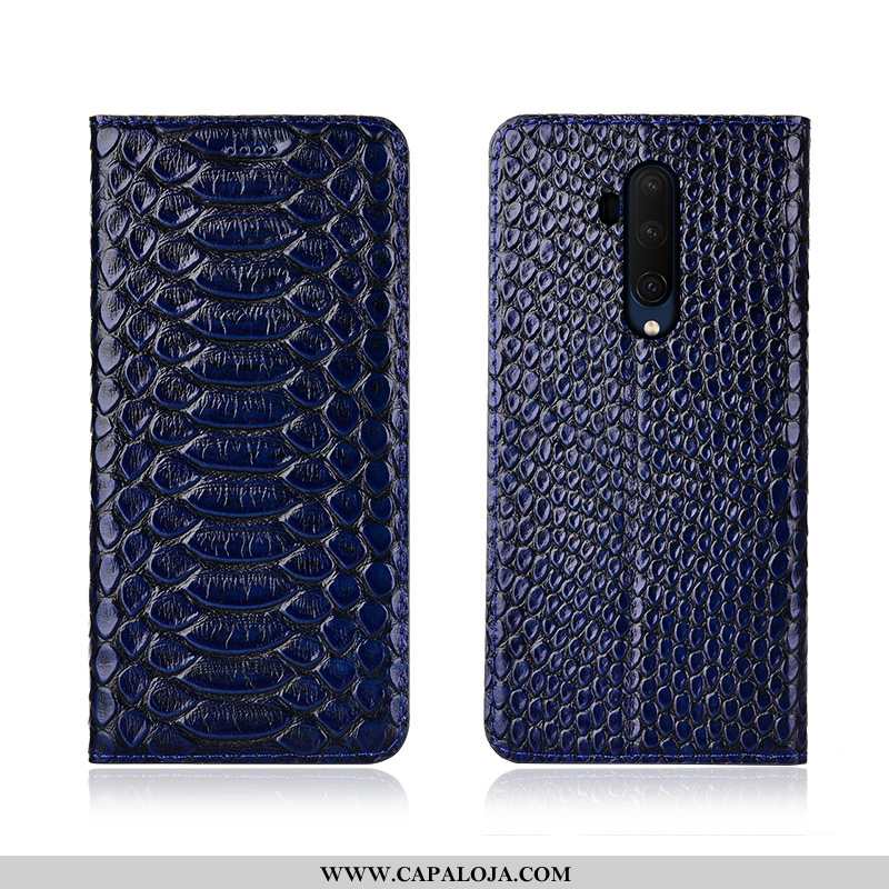 Capas Oneplus 7t Pro Couro Legitimo Cases Soft Preto, Capa Oneplus 7t Pro Couro Online