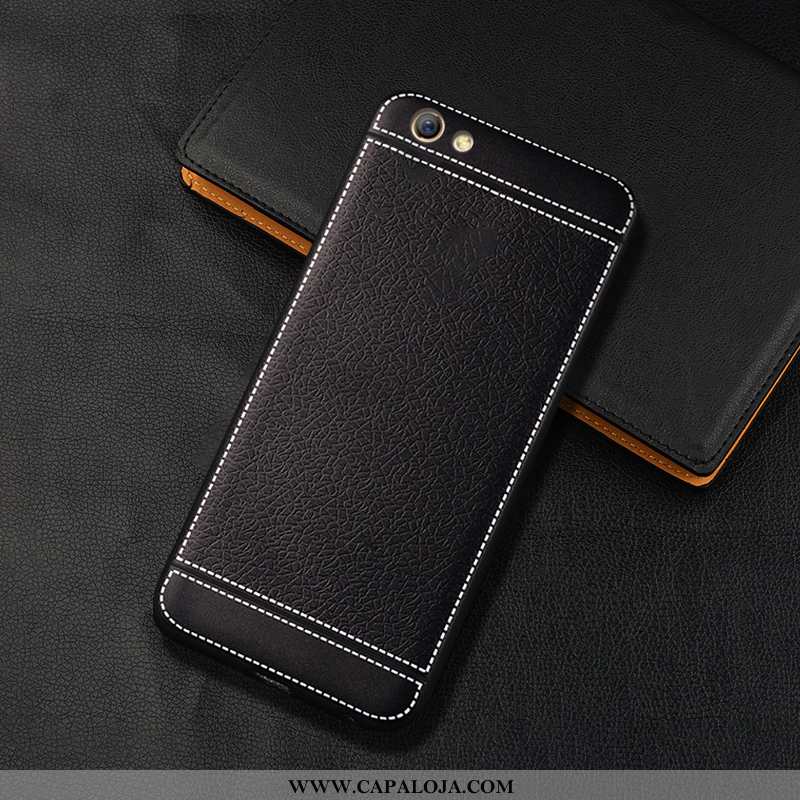 Capas Oppo A3 Couro Cases Fosco Castanho, Capa Oppo A3 Soft Baratas