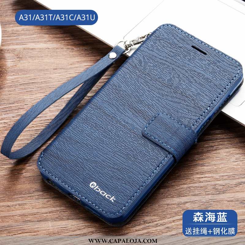 Capas Oppo A31 Silicone Cover Cases Azul, Capa Oppo A31 Couro Baratas