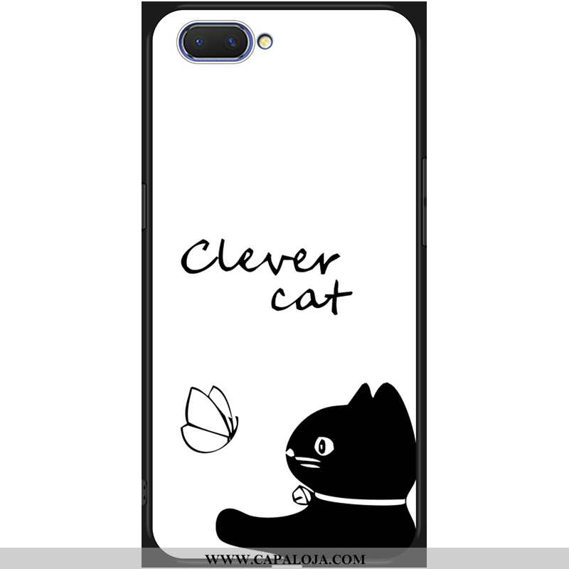 Capas Oppo A5 Tendencia Branco Cordao Masculino, Capa Oppo A5 Soft Promoção