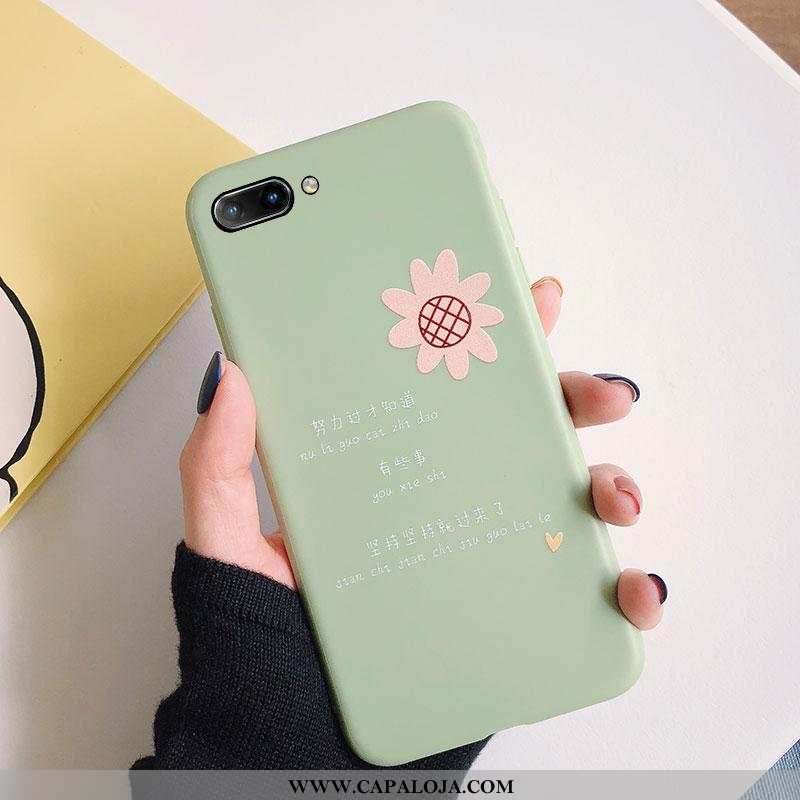 Capas Oppo Ax5 Criativas Malha Super Verde, Capa Oppo Ax5 Slim Baratos