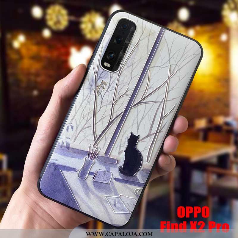 Capas Oppo Find X2 Pro Fosco Antiderrapante Completa Feminino Bege, Capa Oppo Find X2 Pro Personaliz