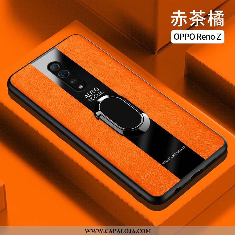 Capas Oppo Reno Z Soft Laranja Telemóvel Cases, Capa Oppo Reno Z Protetoras Barato