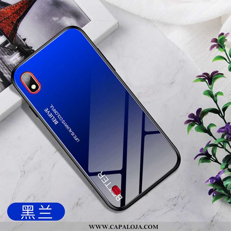 Capas Samsung Galaxy A10 Protetoras Azul Escuro Telemóvel, Capa Samsung Galaxy A10 Vidro Barato