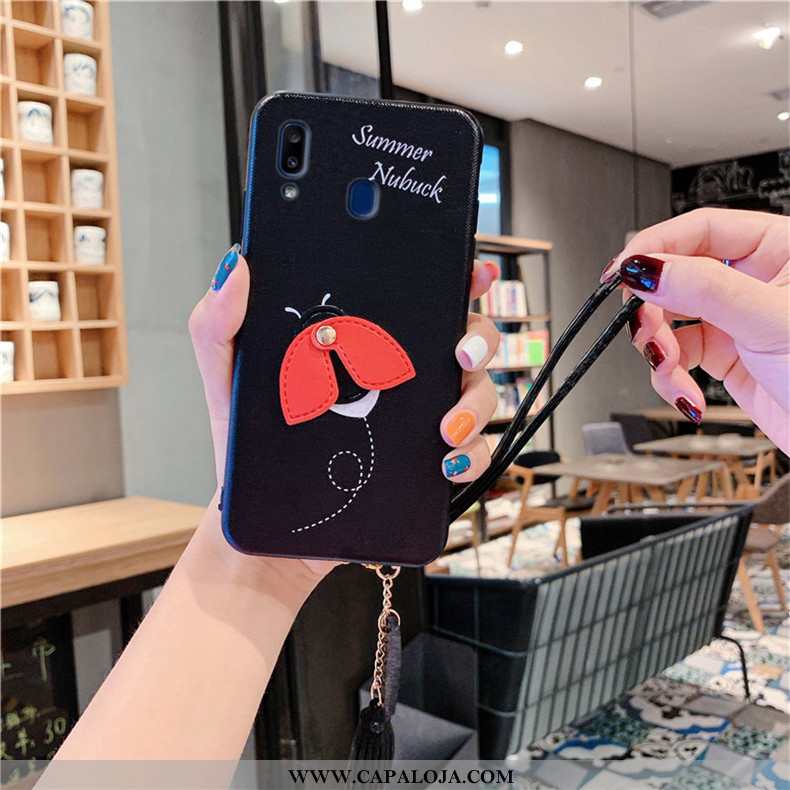 Capas Samsung Galaxy A20e Bonitos Silicone Telemóvel Azul, Capa Samsung Galaxy A20e Soft Barato