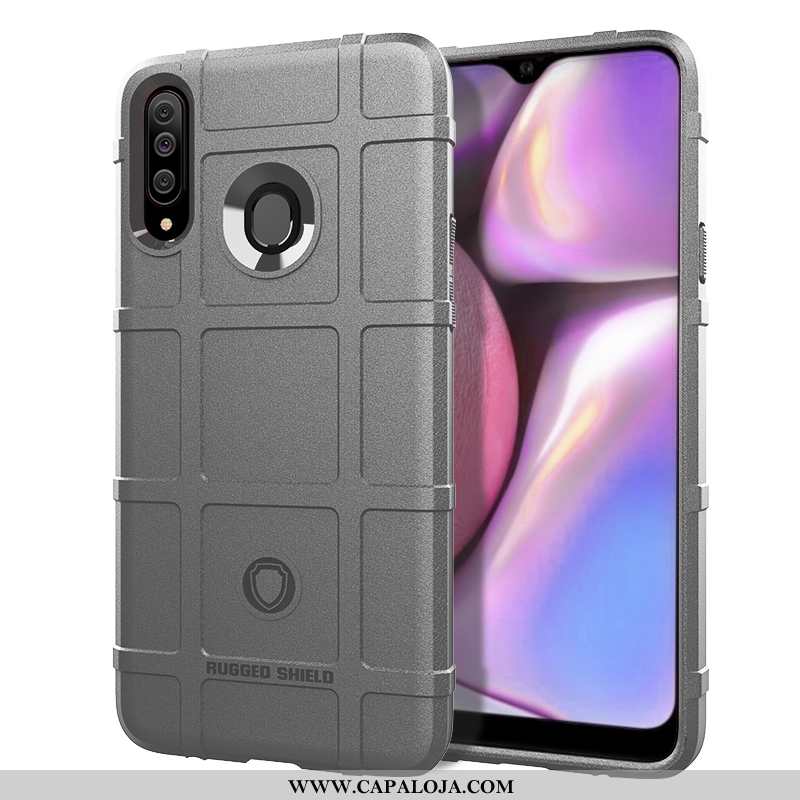 Capas Samsung Galaxy A20s Silicone Cases Criativas Antiqueda Castanho, Capa Samsung Galaxy A20s Pers