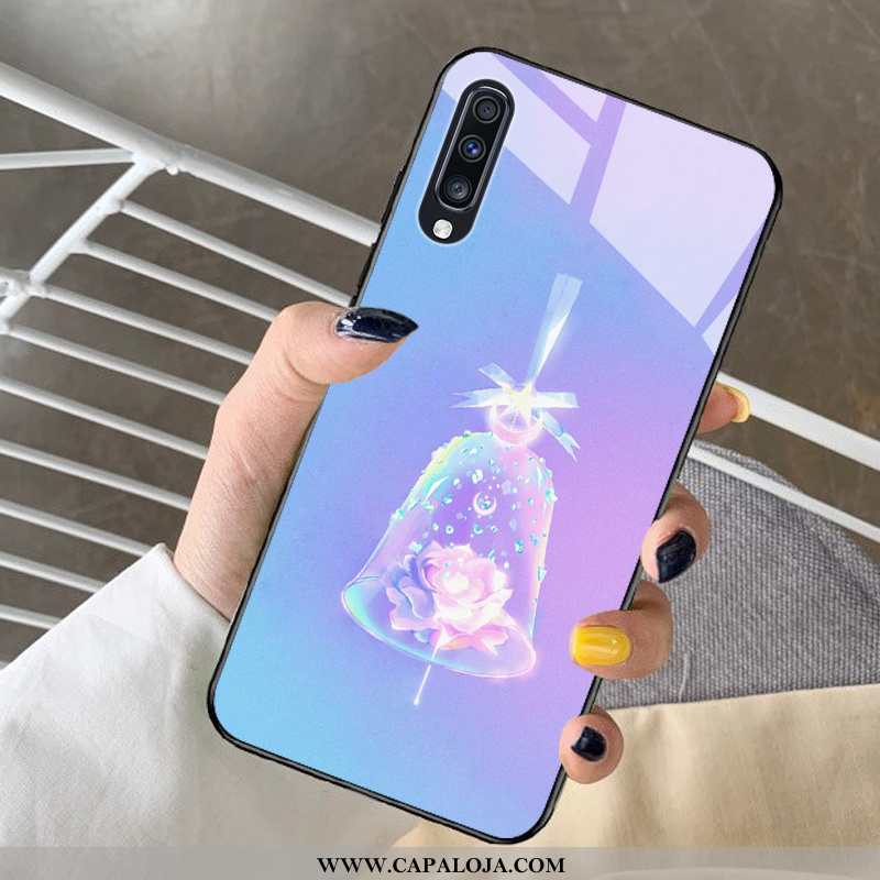 Capas Samsung Galaxy A30s Vidro Vermelha Pequena Fofas Azul, Capa Samsung Galaxy A30s Desenho Animad