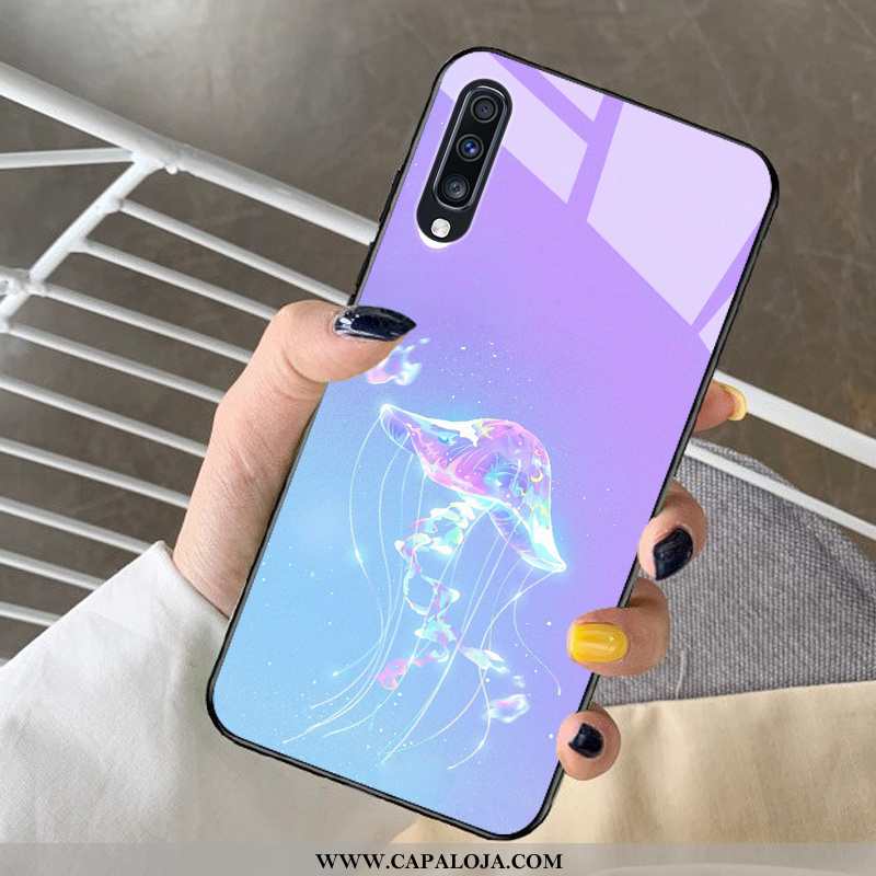 Capas Samsung Galaxy A30s Vidro Vermelha Pequena Fofas Azul, Capa Samsung Galaxy A30s Desenho Animad