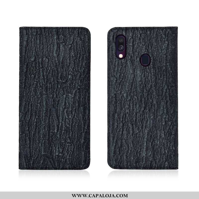 Capas Samsung Galaxy A40 Couro Legitimo Cases Vermelha Nova Vermelho, Capa Samsung Galaxy A40 Couro 