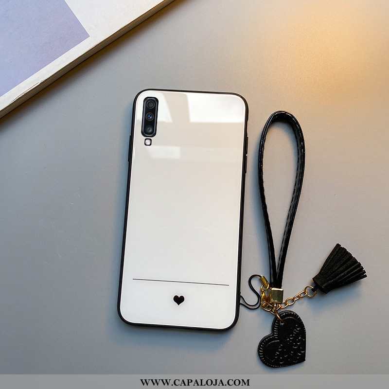 Capas Samsung Galaxy A50 Personalizado Casal Masculino Completa Branco, Capa Samsung Galaxy A50 Cria