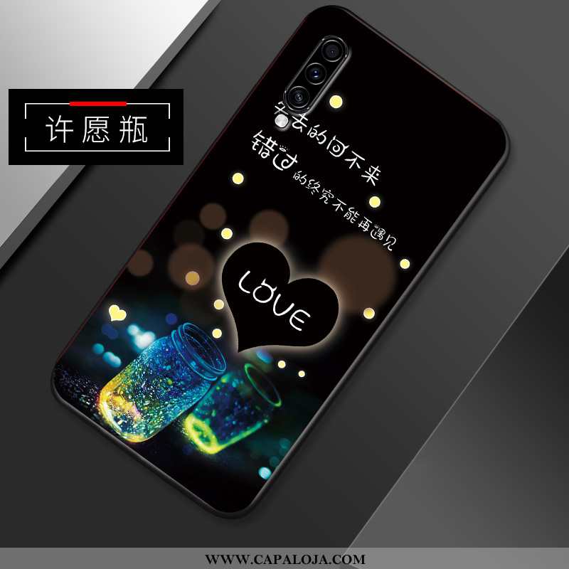 Capas Samsung Galaxy A70 Fosco Tendencia Telemóvel Azul Escuro, Capa Samsung Galaxy A70 Personalizad