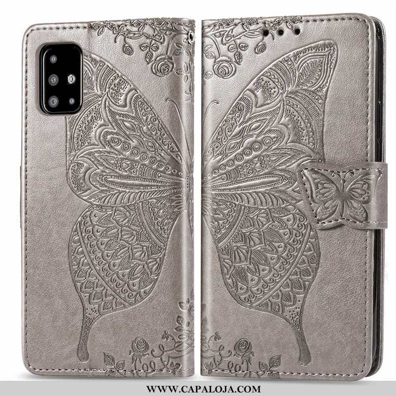 Capas Samsung Galaxy A71 Protetoras Cover Couro Cinza, Capa Samsung Galaxy A71 Silicone Barato