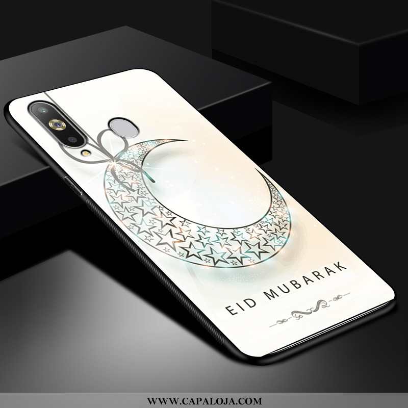 Capas Samsung Galaxy A8s Desenho Animado Malha Vermelha Preto, Capa Samsung Galaxy A8s Tendencia Pro
