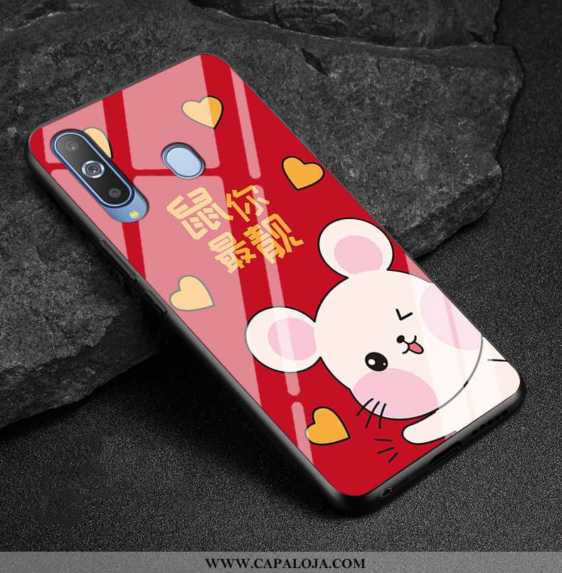 Capas Samsung Galaxy A8s Protetoras Masculino Tampa Feminino Vermelho, Capa Samsung Galaxy A8s Vidro