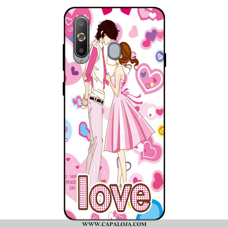 Capas Samsung Galaxy A8s Silicone Antiqueda Telemóvel Rosa, Capa Samsung Galaxy A8s Soft Comprar