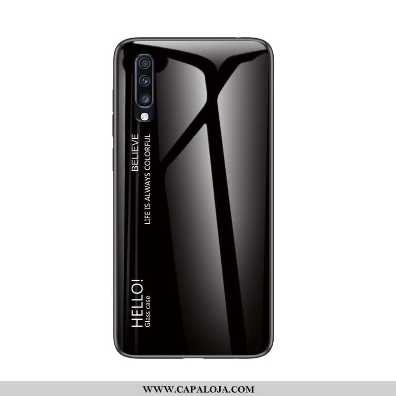 Capas Samsung Galaxy A90 5g Vidro Casal Preto Gradiente, Capa Samsung Galaxy A90 5g Slim Comprar