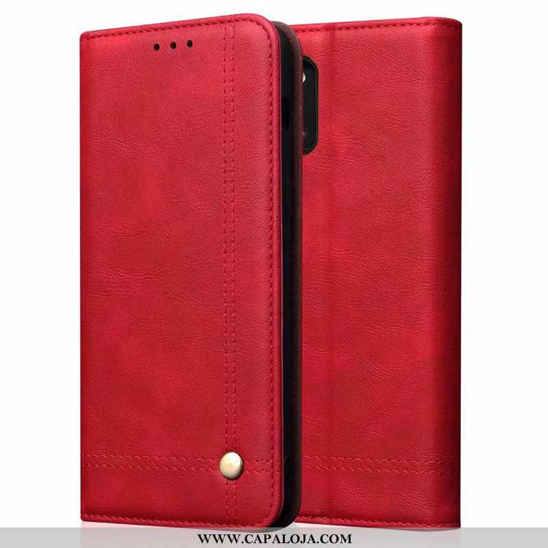 Capas Samsung Galaxy Note 10 Lite Soft Couro Legitimo Cover Castanho, Capa Samsung Galaxy Note 10 Li