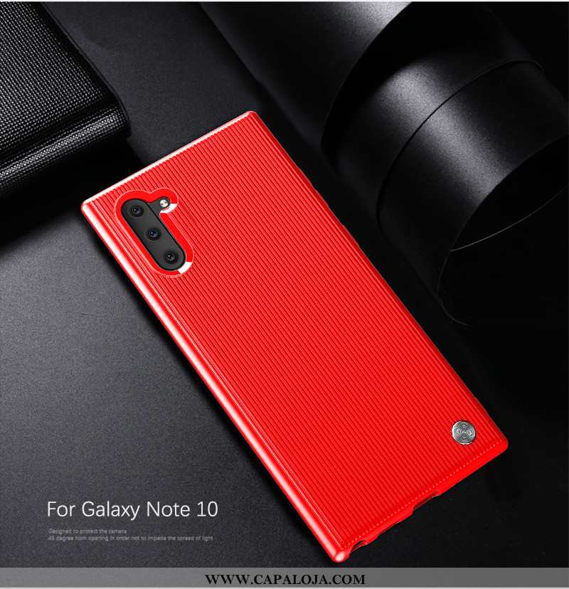Capas Samsung Galaxy Note 10 Protetoras Telemóvel Calor Antiqueda Vermelho, Capa Samsung Galaxy Note