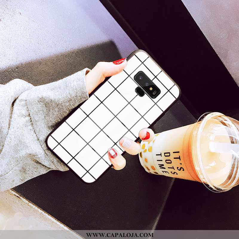 Capas Samsung Galaxy Note 9 Vidro Branco Resistente Vermelha, Capa Samsung Galaxy Note 9 Personaliza