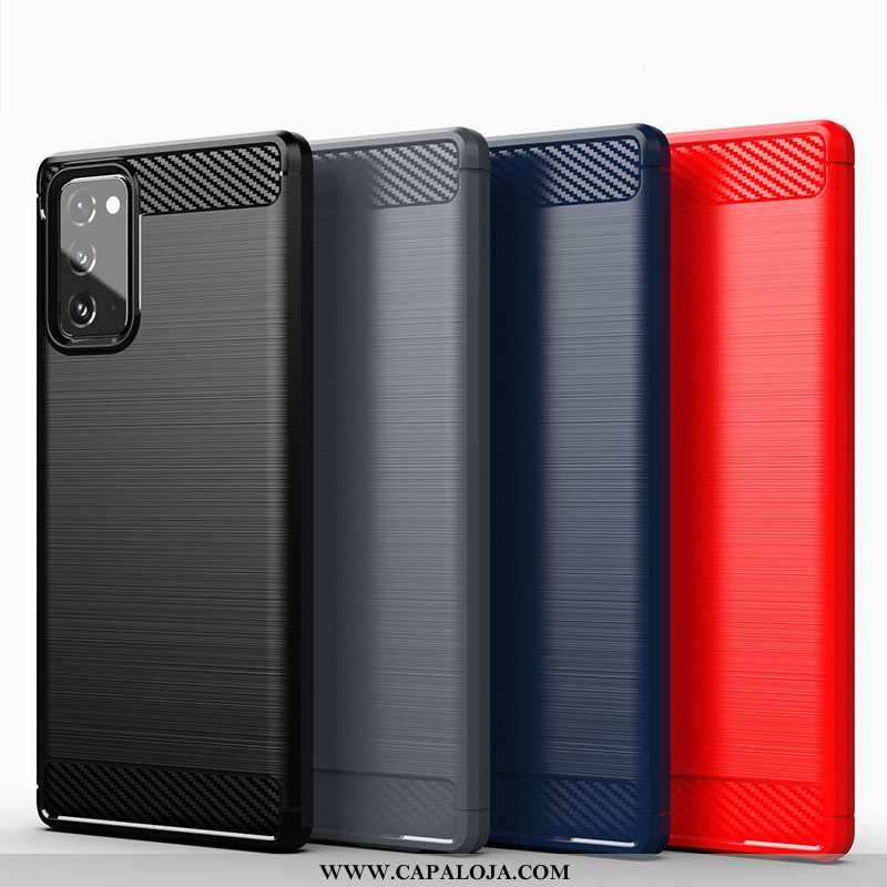 Capas Samsung Galaxy Note20 Silicone Medi Protetoras Masculino Preto, Capa Samsung Galaxy Note20 Sof