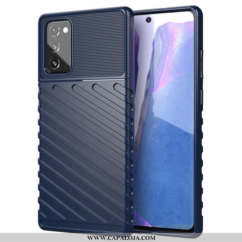 Capas Samsung Galaxy Note20 Silicone Preto Telemóvel, Capa Samsung Galaxy Note20 Antiqueda Online