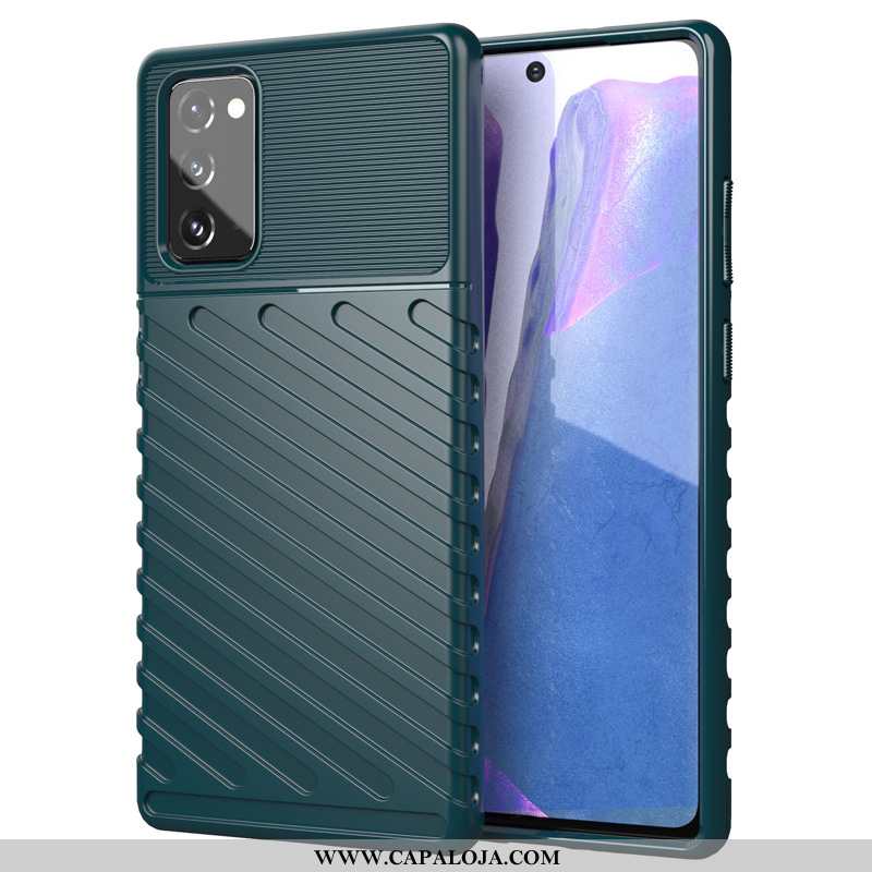 Capas Samsung Galaxy Note20 Silicone Preto Telemóvel, Capa Samsung Galaxy Note20 Antiqueda Online