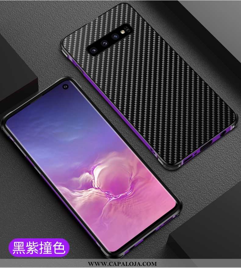 Capas Samsung Galaxy S10 Super Cases Metalica Malha Preto, Capa Samsung Galaxy S10 Protetoras Barato