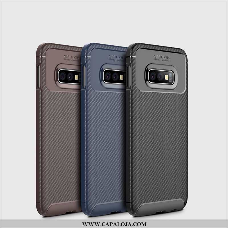 Capas Samsung Galaxy S10e Slim Antiqueda Telemóvel Preto, Capa Samsung Galaxy S10e Soft Promoção