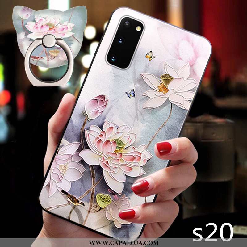 Capas Samsung Galaxy S20 Super Retro Criativas Rosa, Capa Samsung Galaxy S20 Protetoras Online