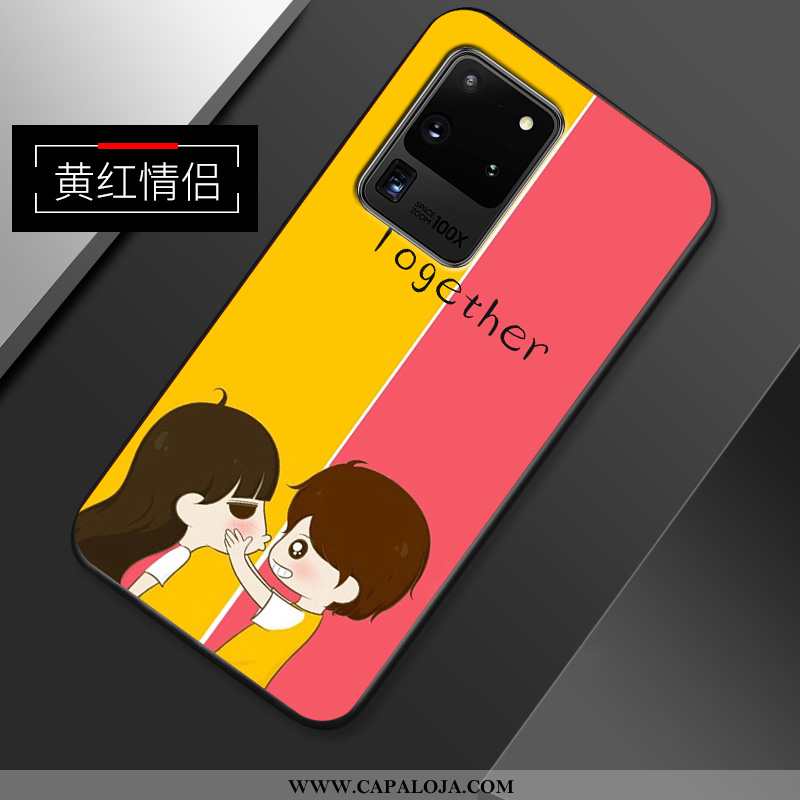 Capas Samsung Galaxy S20 Ultra Super Completa Masculino Criativas Amarelo, Capa Samsung Galaxy S20 U