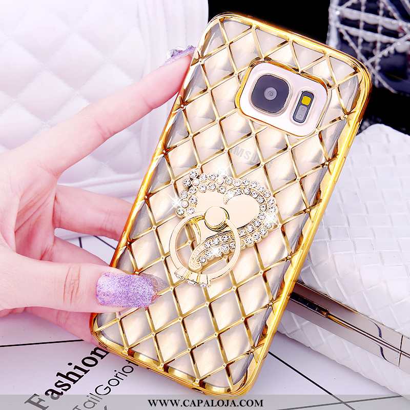 Capas Samsung Galaxy S7 Protetoras Suporte Telemóvel Rosa, Capa Samsung Galaxy S7 Xadrez Comprar