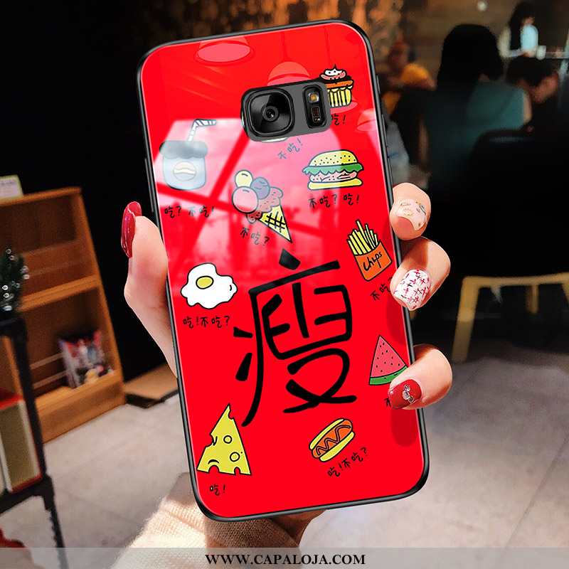 Capas Samsung Galaxy S7 Vidro Masculino Cases Feminino Amarelo, Capa Samsung Galaxy S7 Personalizado