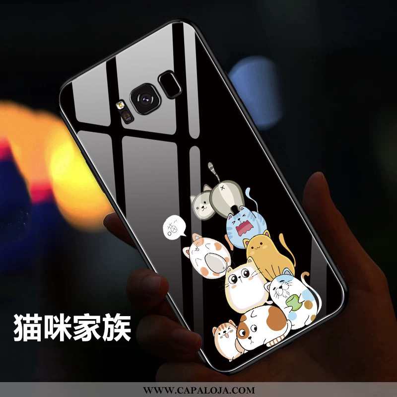 Capas Samsung Galaxy S8 Criativas Completa Personalizado Malha Vermelho, Capa Samsung Galaxy S8 Slim