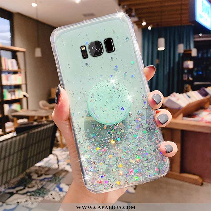 Capas Samsung Galaxy S8+ Criativas Vermelha Soft Verde, Capa Samsung Galaxy S8+ Tendencia Barato